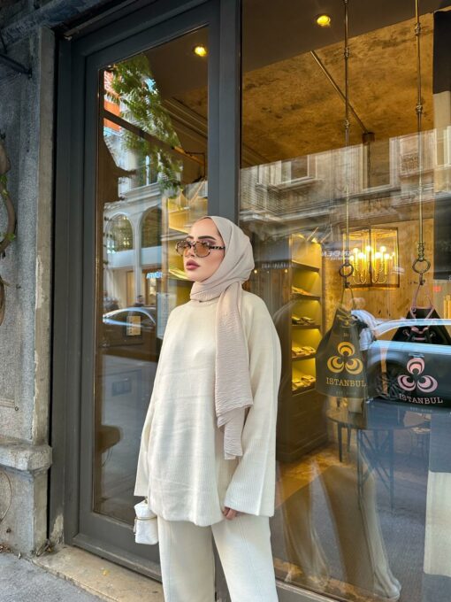 Basic Tricot Twinset Wit - Afbeelding 6